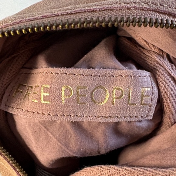 Free People Mauve Canvas Crossbody Sling Bag - Picture 2 of 8